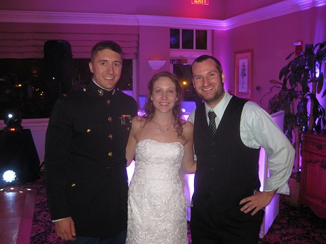 Photo of Wesley the DJ with Bride and Groom